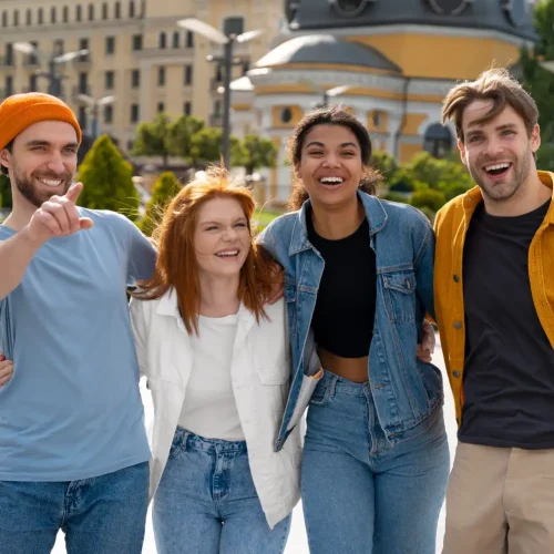 grupo de jovenes universitarios de australia